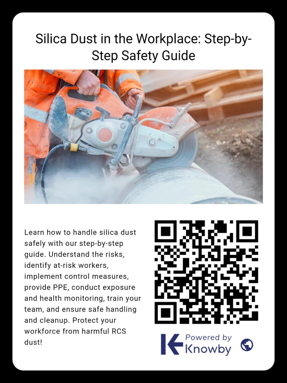 Step-by-Step Safety Instructions Example with QR Code